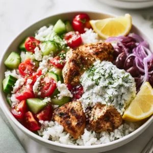 Greek Chicken Bowls