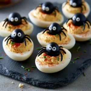 Halloween Deviled Eggs