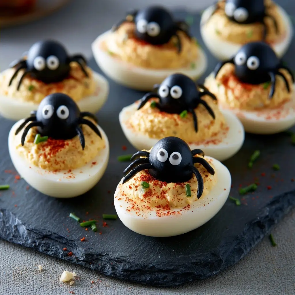 Halloween Deviled Eggs