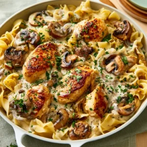 Juicy Chicken Stroganoff One Pan Meal In 30 Minutes