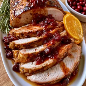 Cranberry Orange Glazed Turkey | Unique Thanksgiving Recipes