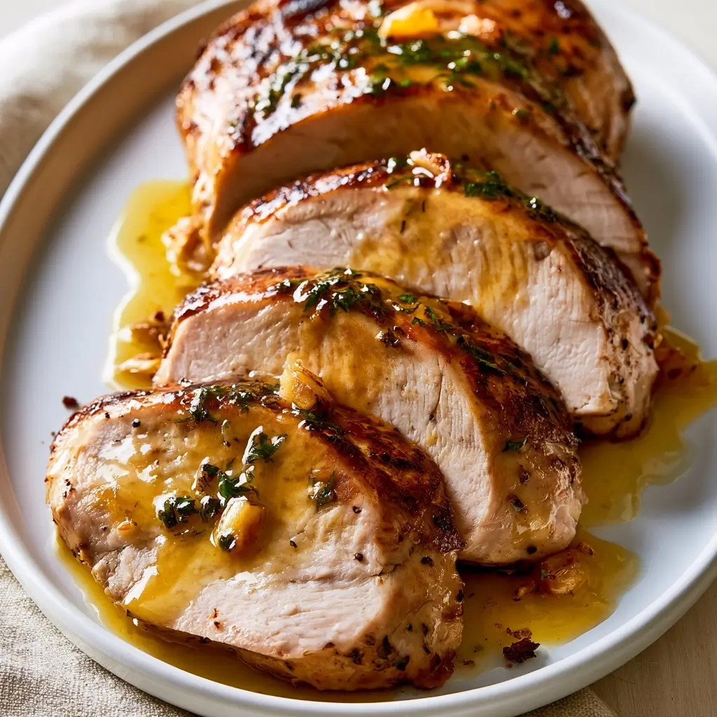 Delicious Savory Garlic Butter Turkey Tenderloin Recipe For Dinner
