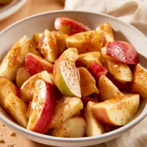 Delicious Apple Fruit Salad With Warm Fall Spice Dressing For Thanksgiving Fruit Side Dishes