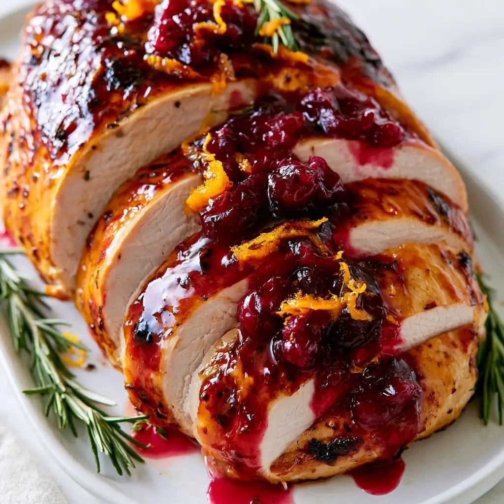 Perfect Cranberry Orange Glazed Turkey Breast For The Holidays