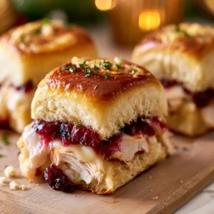 Turkey Cranberry Sliders | Thanksgiving Sliders Recipes, Thanksgiving Dinner
