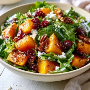 Thanksgiving Salad With Butternut Squash