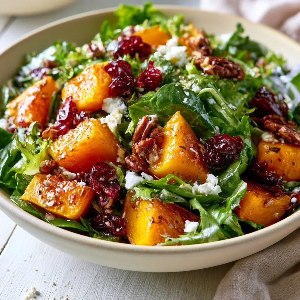Thanksgiving Salad With Butternut Squash
