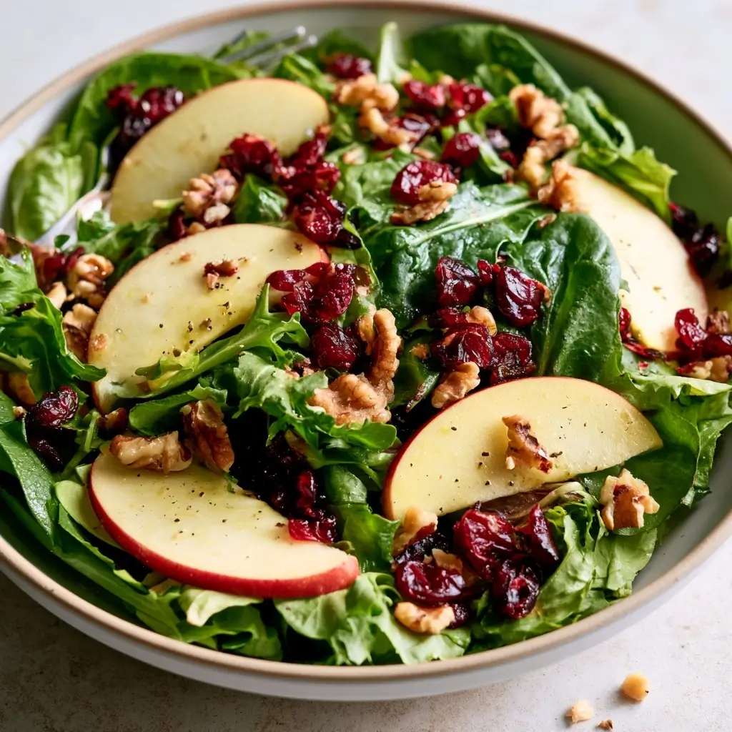 The Best Apple Cranberry Walnut Salad For Thanksgiving