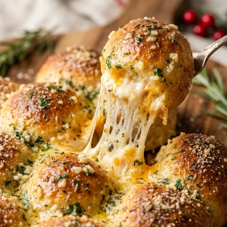 Cheesy Pull-Apart Christmas Tree Bread