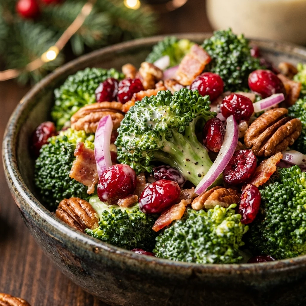 Christmas Broccoli Salad