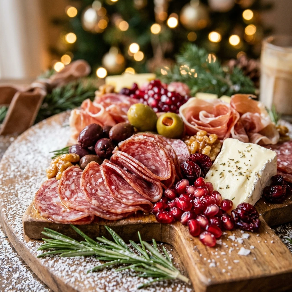 Christmas Tree Shaped Charcuterie
