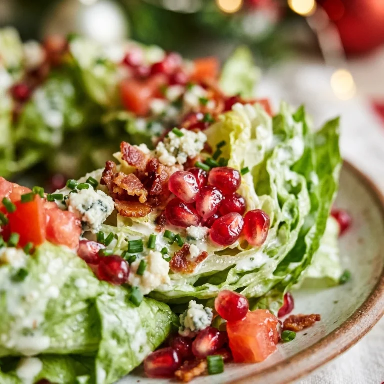 Christmas Wedge Salad Wreath