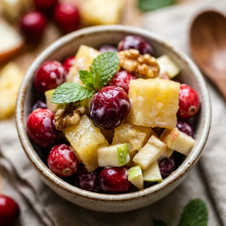 Cranberry Pineapple Apple Salad