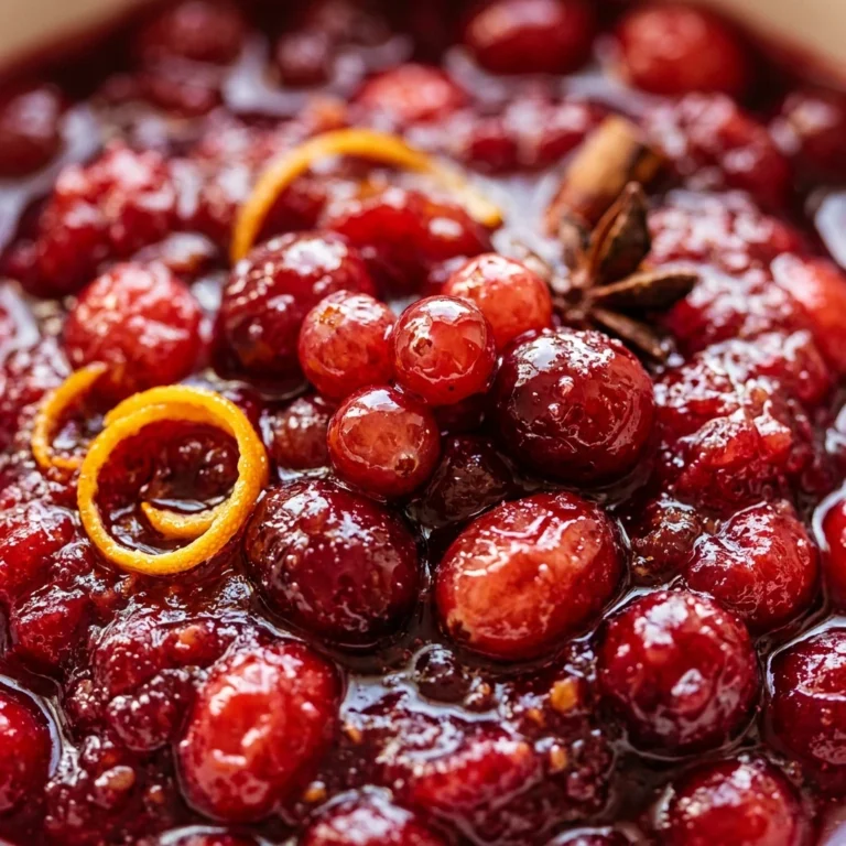 Delicious Slow Cooker Cranberry Sauce