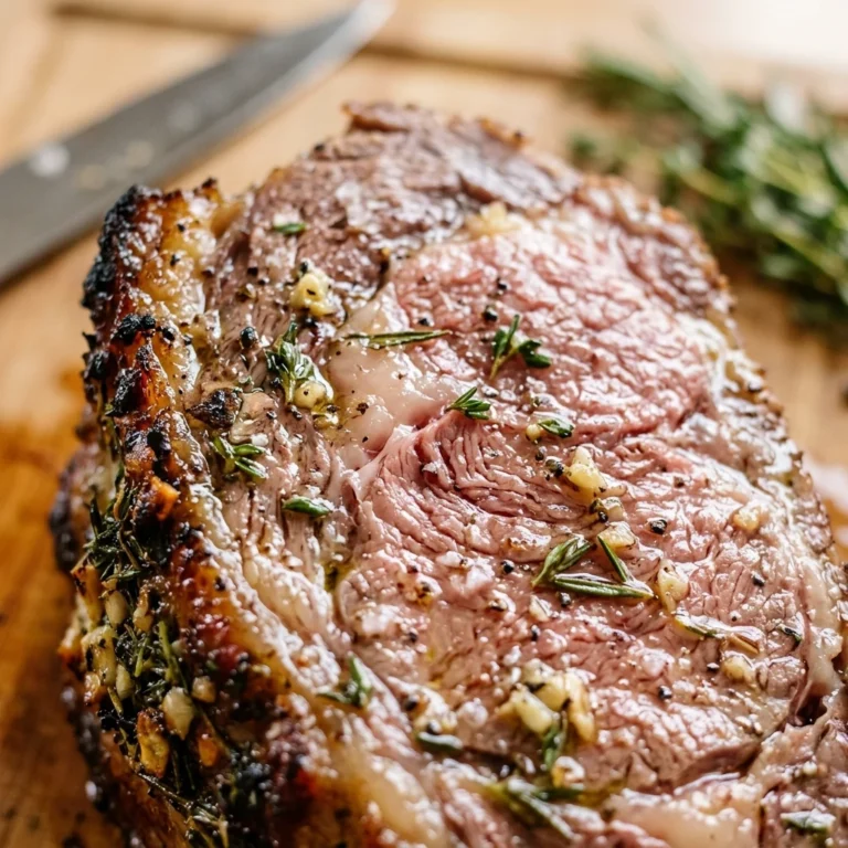 Garlic Herb Prime Rib