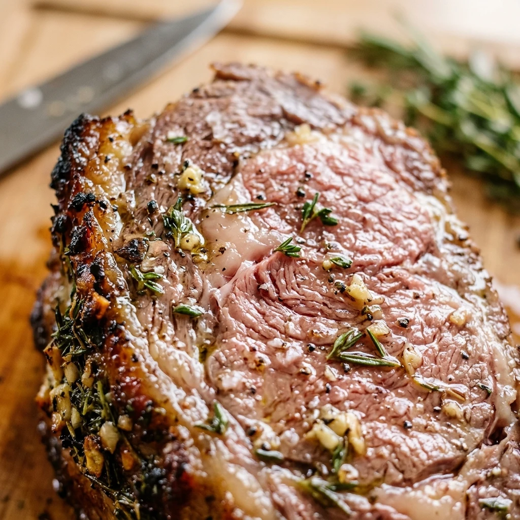 Garlic Herb Prime Rib