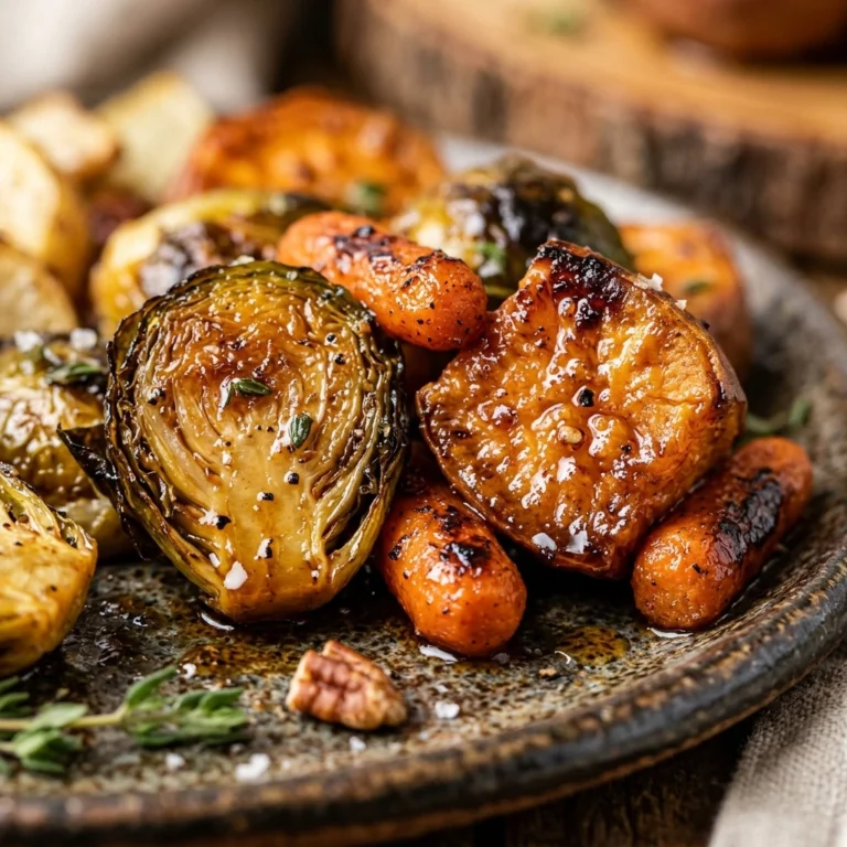 Maple Roasted Thanksgiving Veggies