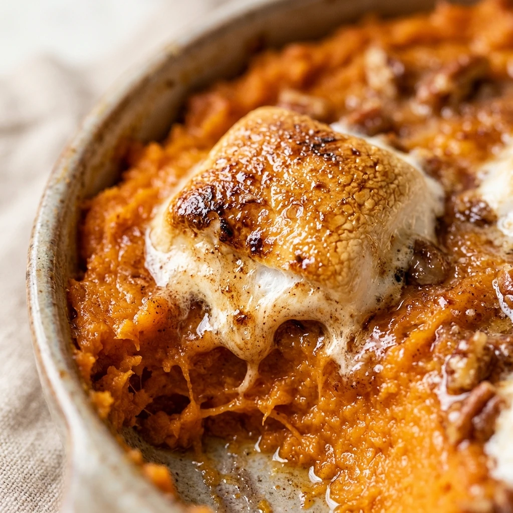 Sweet Potato Casserole with Marshmallows